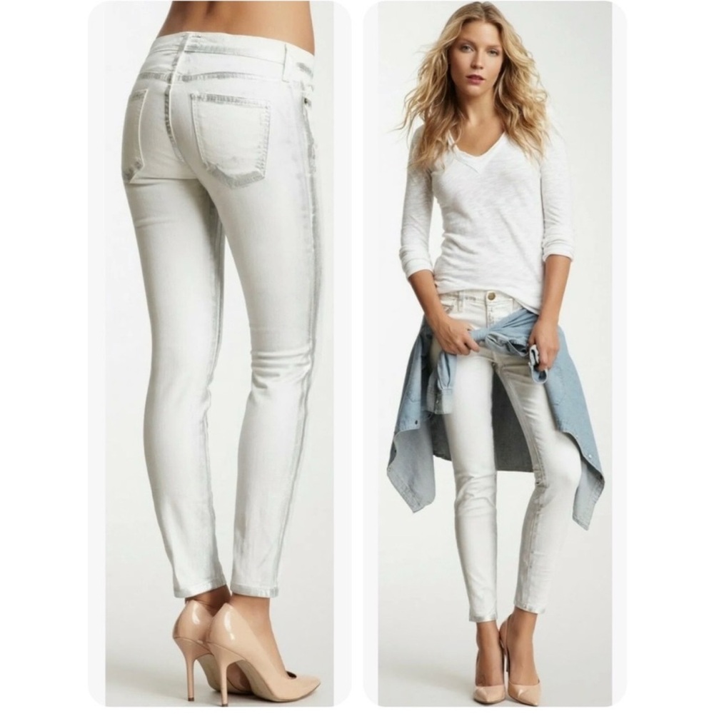 Current/Elliott THE STILETTO jeans washed out silver